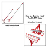 Liao Extendable Window Squeegee Cleaner with Metal Handle 26–100cm Red - Al Kabayel Discount CentreLiao Extendable Window Squeegee Cleaner with Metal Handle 26–100cm RedCleaning SuppliesLIAOAl Kabayel Discount Centre