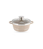 Life Smile 16cm Oven-Safe Granite Coating Cooking Pot with Glass Lid Beige/Black/Gray - Al Kabayel Discount CentreLife Smile 16cm Oven-Safe Granite Coating Cooking Pot with Glass Lid Beige/Black/GrayCasserolesLIFE SMILEAl Kabayel Discount Centre