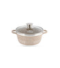 Life Smile 20cm Oven-Safe Granite Coating Cooking Pot with Glass Lid Beige/Black/Gray - Al Kabayel Discount CentreLife Smile 20cm Oven-Safe Granite Coating Cooking Pot with Glass Lid Beige/Black/GrayCasserolesLIFE SMILEAl Kabayel Discount Centre