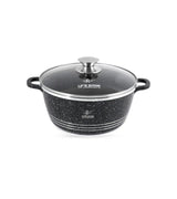 Life Smile 24cm Oven-Safe Granite Coating Cooking Pot with Glass Lid Beige/Black/Gray - Al Kabayel Discount CentreLife Smile 24cm Oven-Safe Granite Coating Cooking Pot with Glass Lid Beige/Black/GrayCasserolesLIFE SMILEAl Kabayel Discount Centre