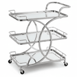 Life Smile 3-Tier Silver Chrome Metal & Mirror Glass Serving Trolley | Multi-Purpose Rolling Cart with Circular Frame | 80×70×40 cm | - Al Kabayel Discount CentreLife Smile 3-Tier Silver Chrome Metal & Mirror Glass Serving Trolley | Multi-Purpose Rolling Cart with Circular Frame | 80×70×40 cm |Organizers & AccessoriesLIFE SMILEAl Kabayel Discount Centre