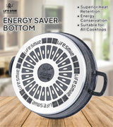 Life Smile 36cm Oven-Safe Granite Coating Cooking Pot with Glass Lid Beige/Black - Al Kabayel Discount CentreLife Smile 36cm Oven-Safe Granite Coating Cooking Pot with Glass Lid Beige/BlackCasserolesLIFE SMILEAl Kabayel Discount Centre