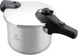 Life Smile 6L Pressure Cooker – 18/10 Stainless Steel, Push Button Lock System, Induction Compatible, Heat-Resistant Handles, Silver - Al Kabayel Discount CentreLife Smile 6L Pressure Cooker – 18/10 Stainless Steel, Push Button Lock System, Induction Compatible, Heat-Resistant Handles, SilverPressure CookersLIFE SMILEAl Kabayel Discount Centre