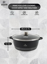 LIFE SMILE Casserole Soup Pot 28cm - Al Kabayel Discount CentreLIFE SMILE Casserole Soup Pot 28cmCasseroles & Stock PotsLIFE SMILEAl Kabayel Discount Centre