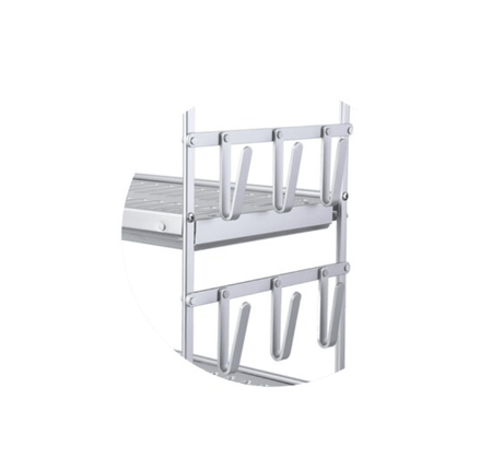 Life Smile Dish Rack - 3 Tier Countertop Dish Drying Stand With Removable Drip Tray - Pure Aluminum with Cutlery Holder and Cups Holder - Anti Slip and Rust Proof Dish Drainer 62.9cmX25cmX51.7cm - silver - Al Kabayel Discount CentreLife Smile Dish Rack - 3 Tier Countertop Dish Drying Stand With Removable Drip Tray - Pure Aluminum with Cutlery Holder and Cups Holder - Anti Slip and Rust Proof Dish Drainer 62.9cmX25cmX51.7cm - silverOrganizers & AccessoriesLIFE SMILEAl Kabayel Discount Centre