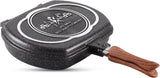 LIFE SMILE Granite Coating Double Grill Pan 32cm, Scrach Proof - Al Kabayel Discount CentreLIFE SMILE Granite Coating Double Grill Pan 32cm, Scrach ProofFrying Pans & SkilletsLIFE SMILEAl Kabayel Discount Centre