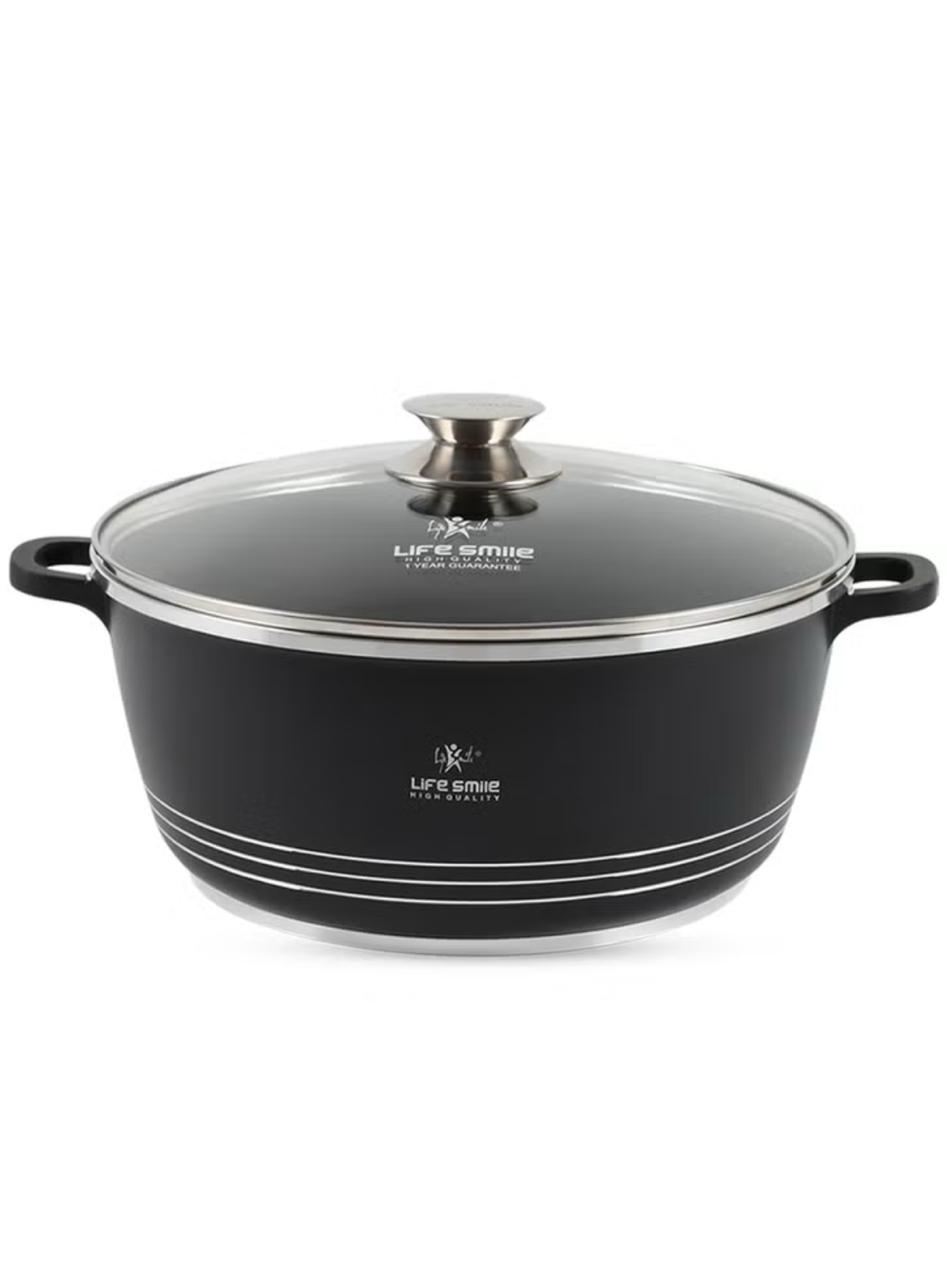 LIFE SMILE Shallow Pot Casserole 36cm, 7.8L - Al Kabayel Discount CentreLIFE SMILE Shallow Pot Casserole 36cm, 7.8LCasseroles & Stock PotsLIFE SMILEAl Kabayel Discount Centre