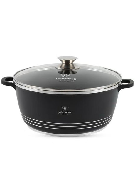 LIFE SMILE Shallow Pot Casserole 36cm, 7.8L - Al Kabayel Discount CentreLIFE SMILE Shallow Pot Casserole 36cm, 7.8LCasseroles & Stock PotsLIFE SMILEAl Kabayel Discount Centre