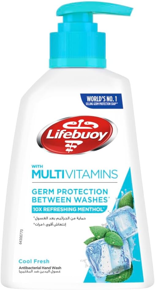 Lifebuoy Anti Bacterial Hand Wash Cool Fresh, 200ml - Al Kabayel Discount CentreLifebuoy Anti Bacterial Hand Wash Cool Fresh, 200mlHandwashLIFEBUOYAl Kabayel Discount Centre