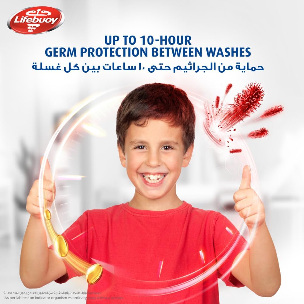 Lifebuoy Hand Wash, Mild Care, for 100% stronger germ protection with 10x Moisturizers, 500ml - Al Kabayel Discount CentreLifebuoy Hand Wash, Mild Care, for 100% stronger germ protection with 10x Moisturizers, 500mlHandwashLIFEBUOYAl Kabayel Discount Centre