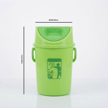 Lionstar Lime Green Plastic Swing Lid Dust Bin - 30×20cm - Al Kabayel Discount CentreLionstar Lime Green Plastic Swing Lid Dust Bin - 30×20cmOrganizers & AccessoriesLIONSTARAl Kabayel Discount Centre