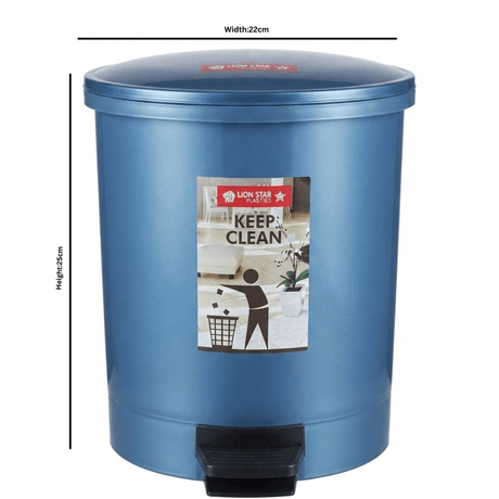 LionStar Navy Blue Plastic Pedal Dustbin - 25×22cm - Al Kabayel Discount CentreLionStar Navy Blue Plastic Pedal Dustbin - 25×22cmOrganizers & AccessoriesLIONSTARAl Kabayel Discount Centre