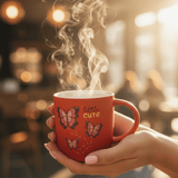 Little Cute Butterfly Red Ceramic Mug – 350ml | Charming Gift Mug for Coffee & Tea Lovers - Al Kabayel Discount CentreLittle Cute Butterfly Red Ceramic Mug – 350ml | Charming Gift Mug for Coffee & Tea LoversMugsAKDCAl Kabayel Discount Centre