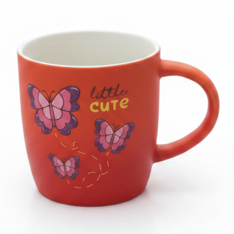 Little Cute Butterfly Red Ceramic Mug – 350ml | Charming Gift Mug for Coffee & Tea Lovers - Al Kabayel Discount CentreLittle Cute Butterfly Red Ceramic Mug – 350ml | Charming Gift Mug for Coffee & Tea LoversMugsAKDCAl Kabayel Discount Centre