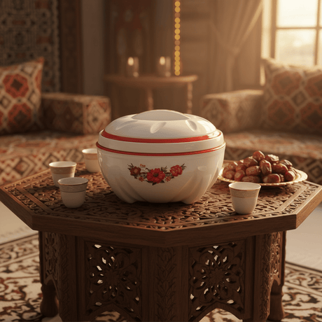 Livon Insulated Hotpot 1000ml | White & Red Floral Design - Al Kabayel Discount CentreLivon Insulated Hotpot 1000ml | White & Red Floral DesignCasserolesLIVONAl Kabayel Discount Centre
