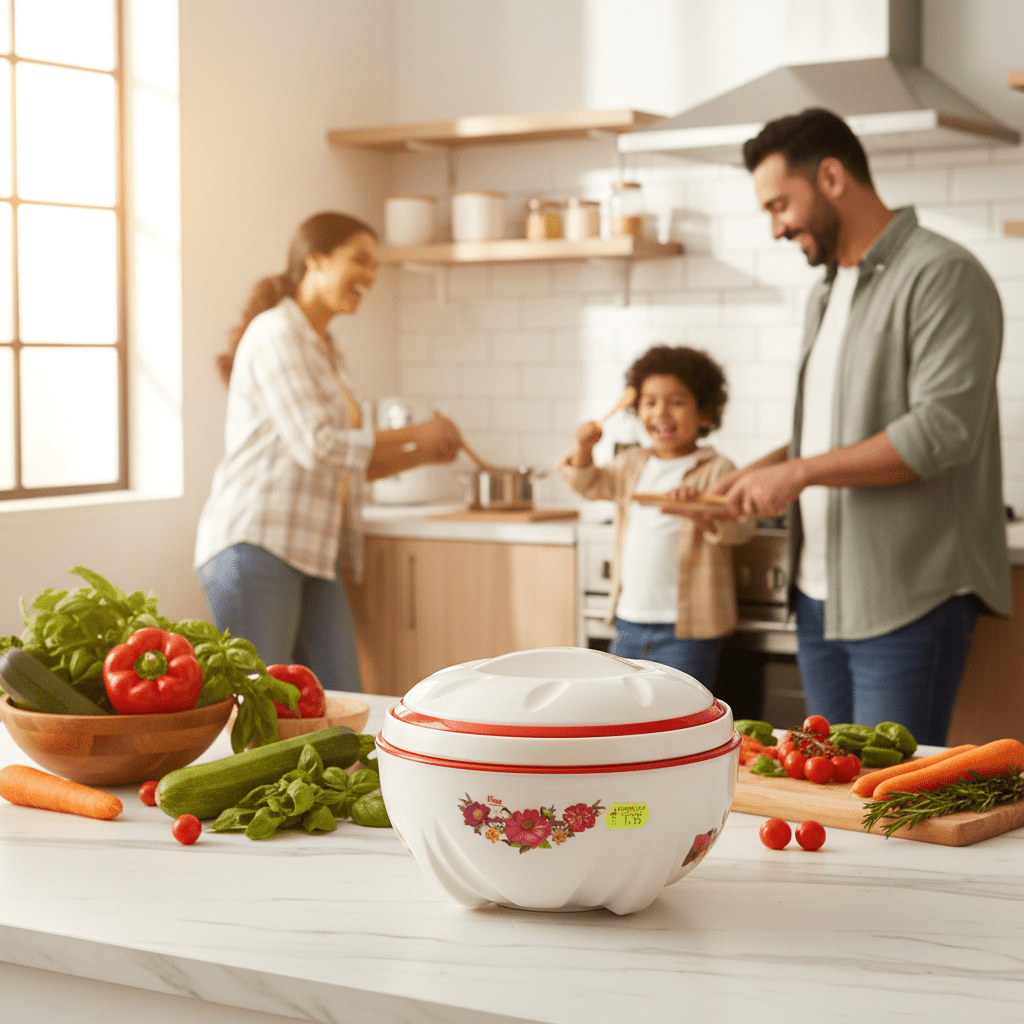 Livon Insulated Hotpot 1000ml | White & Red Floral Design - Al Kabayel Discount CentreLivon Insulated Hotpot 1000ml | White & Red Floral DesignCasserolesLIVONAl Kabayel Discount Centre