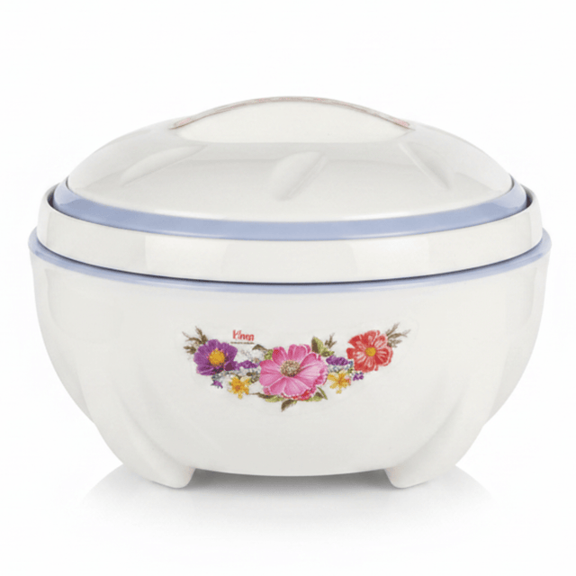 Livon Insulated Hotpot White & Blue Floral Design 1000ml - Al Kabayel Discount CentreLivon Insulated Hotpot White & Blue Floral Design 1000mlCasserolesLIVONAl Kabayel Discount Centre