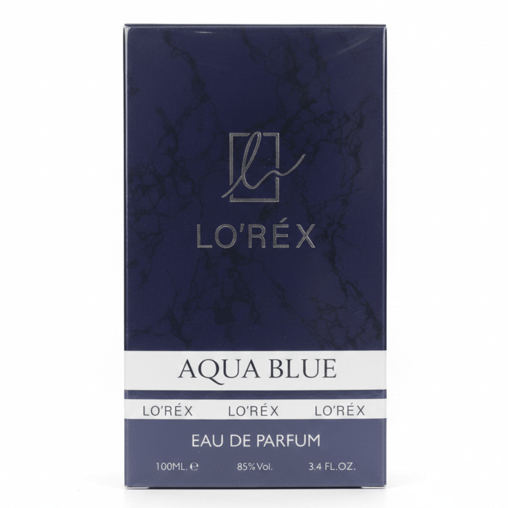 Lo'réx Aqua Blue Eau de Parfum 100ml – Fresh Aquatic Fragrance for Men - Al Kabayel Discount CentreLo'réx Aqua Blue Eau de Parfum 100ml – Fresh Aquatic Fragrance for MenPerfumesLOREXAl Kabayel Discount Centre