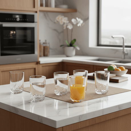 Lotus Crown Classic Clear Glass set of 6 Tumbler – Elegant Single Drinking Glass, 180 ml Capacity - Al Kabayel Discount CentreLotus Crown Classic Clear Glass set of 6 Tumbler – Elegant Single Drinking Glass, 180 ml CapacityTumblersLOTUSAl Kabayel Discount Centre