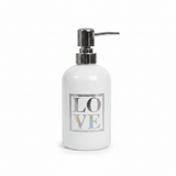 LOVE Ceramic & Plastic Liquid Soap Dispenser – 400m -Black / White - Al Kabayel Discount CentreLOVE Ceramic & Plastic Liquid Soap Dispenser – 400m -Black / WhiteHolders & DispensersAKDCAl Kabayel Discount Centre
