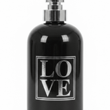 LOVE Ceramic & Plastic Liquid Soap Dispenser – 400m -Black / White - Al Kabayel Discount CentreLOVE Ceramic & Plastic Liquid Soap Dispenser – 400m -Black / WhiteHolders & DispensersAKDCAl Kabayel Discount Centre