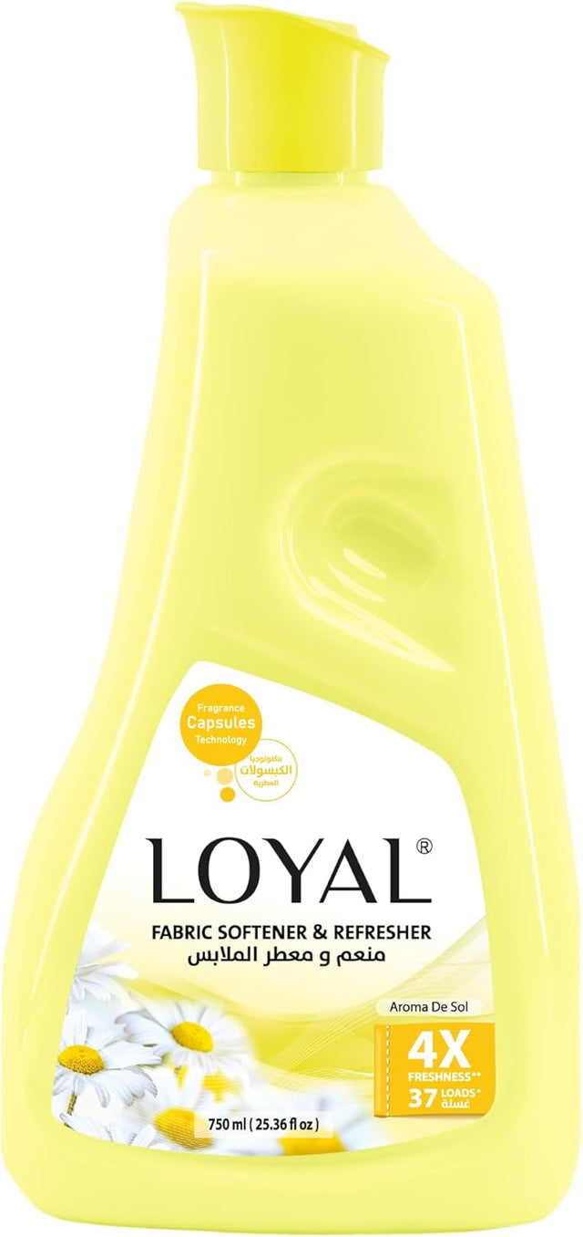 Loyal Aroma De Sol Fabric Softener & Refresher 750ml, 4X Freahness, 37 Loads - Al Kabayel Discount CentreLoyal Aroma De Sol Fabric Softener & Refresher 750ml, 4X Freahness, 37 LoadsLaundry CareLOYALAl Kabayel Discount Centre