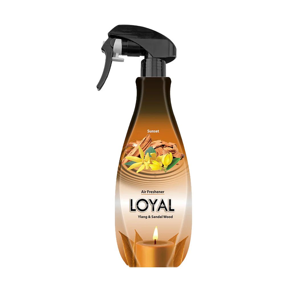 Loyal Sunset Air Freshner Ylang & Sandal Wood 450ml - Al Kabayel Discount CentreLoyal Sunset Air Freshner Ylang & Sandal Wood 450mlHome FragrancesLOYALAl Kabayel Discount Centre