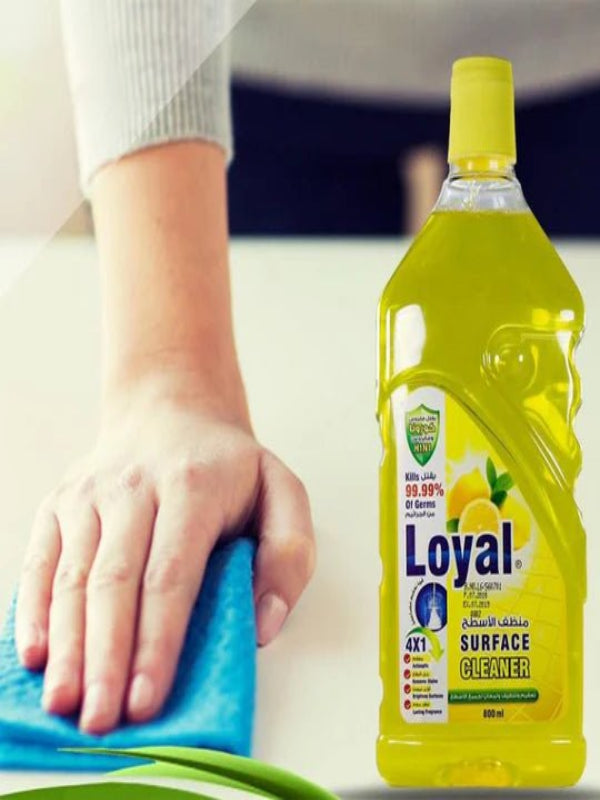 Loyal Surface Cleaner 800ml - Lemon & Lime, Disinfectant, Removes Stain, Brightens Surfaces, Lasting Fragrance - Al Kabayel Discount CentreLoyal Surface Cleaner 800ml - Lemon & Lime, Disinfectant, Removes Stain, Brightens Surfaces, Lasting FragranceHousehold CleaningLOYALAl Kabayel Discount Centre