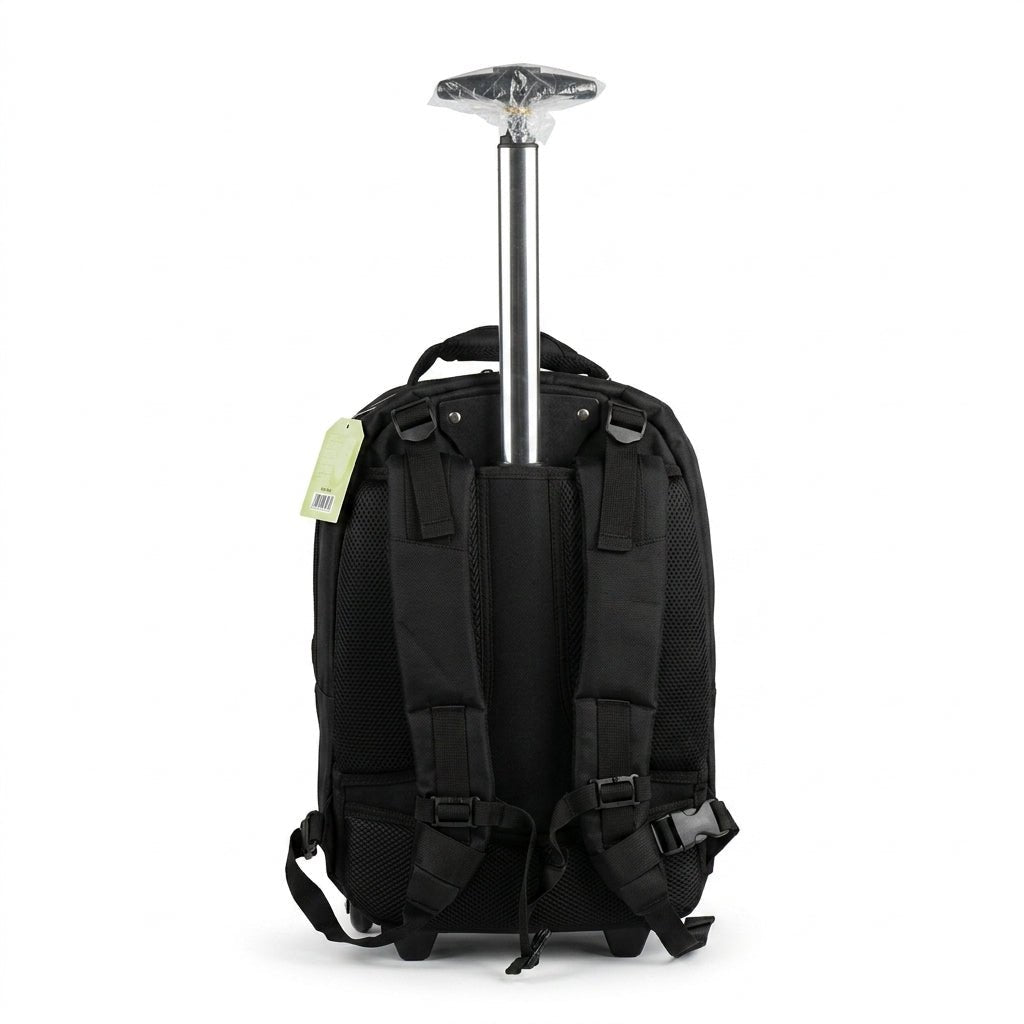 LuckySky 20inch Trolley School Bag – Black – Wheeled Backpack with Retractable Handle - Al Kabayel Discount CentreLuckySky 20inch Trolley School Bag – Black – Wheeled Backpack with Retractable HandleSchool BagsLUCKYSKYAl Kabayel Discount Centre