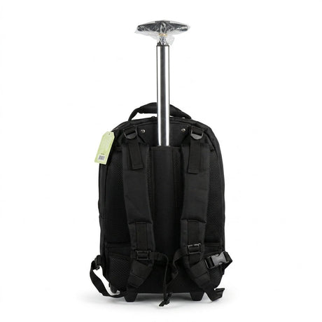 LuckySky 20inch Trolley School Bag – Black – Wheeled Backpack with Retractable Handle - Al Kabayel Discount CentreLuckySky 20inch Trolley School Bag – Black – Wheeled Backpack with Retractable HandleSchool BagsLUCKYSKYAl Kabayel Discount Centre