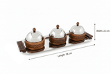 Luhpar 3-Bowl Serving Set on Rectangular Stainless Steel Tray - 56×22×13 cm - Al Kabayel Discount CentreLuhpar 3-Bowl Serving Set on Rectangular Stainless Steel Tray - 56×22×13 cmServing TraysLUHPARAl Kabayel Discount Centre
