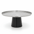 Luhpar Black Wooden Footed Brushed Silver Stainless Steel Cake Stand - 11×21 cm - Al Kabayel Discount CentreLuhpar Black Wooden Footed Brushed Silver Stainless Steel Cake Stand - 11×21 cmServing TraysLUHPARAl Kabayel Discount Centre