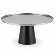 Luhpar Black Wooden Footed Brushed Silver Stainless Steel Cake Stand - 13×27 cm - Al Kabayel Discount CentreLuhpar Black Wooden Footed Brushed Silver Stainless Steel Cake Stand - 13×27 cmServing TraysLUHPARAl Kabayel Discount Centre