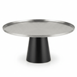 Luhpar Black Wooden Footed Brushed Silver Stainless Steel Cake Stand - 15×30 cm - Al Kabayel Discount CentreLuhpar Black Wooden Footed Brushed Silver Stainless Steel Cake Stand - 15×30 cmServing TraysLUHPARAl Kabayel Discount Centre