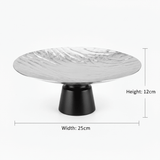 Luhpar Black Wooden Footed Wave Textured Aluminum Candy Tray - 12×25 cm - Al Kabayel Discount CentreLuhpar Black Wooden Footed Wave Textured Aluminum Candy Tray - 12×25 cmServing TraysLUHPARAl Kabayel Discount Centre