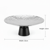 Luhpar Black Wooden Footed Wave Textured Aluminum Candy Tray - 13×33 cm - Al Kabayel Discount CentreLuhpar Black Wooden Footed Wave Textured Aluminum Candy Tray - 13×33 cmServing TraysLUHPARAl Kabayel Discount Centre