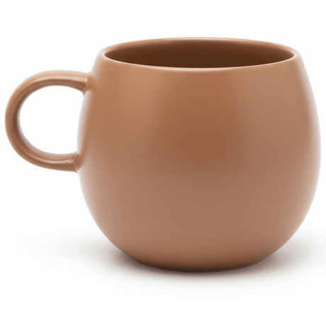 Luhpar Brown Round Ceramic Mug with Strong Handle for Coffee, Tea & Hot Beverages – 500ml - Al Kabayel Discount CentreLuhpar Brown Round Ceramic Mug with Strong Handle for Coffee, Tea & Hot Beverages – 500mlMugsLUHPARAl Kabayel Discount Centre