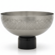 Luhpar Brushed Silver Stainless Steel Candy Bowl with Black Wooden Base - 18×26cm - Al Kabayel Discount CentreLuhpar Brushed Silver Stainless Steel Candy Bowl with Black Wooden Base - 18×26cmBowlsLUHPARAl Kabayel Discount Centre