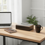 Luhpar Brushed Silver Stainless Steel Rectangular Tissue Box with Wooden Base - 23×13×7 cm - Al Kabayel Discount CentreLuhpar Brushed Silver Stainless Steel Rectangular Tissue Box with Wooden Base - 23×13×7 cmNapkin Holders & Tissue BoxLUHPARAl Kabayel Discount Centre