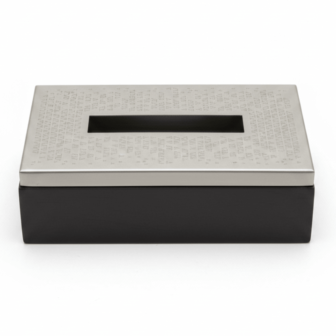 Luhpar Brushed Silver Stainless Steel Rectangular Tissue Box with Wooden Base - 23×13×7 cm - Al Kabayel Discount CentreLuhpar Brushed Silver Stainless Steel Rectangular Tissue Box with Wooden Base - 23×13×7 cmNapkin Holders & Tissue BoxLUHPARAl Kabayel Discount Centre