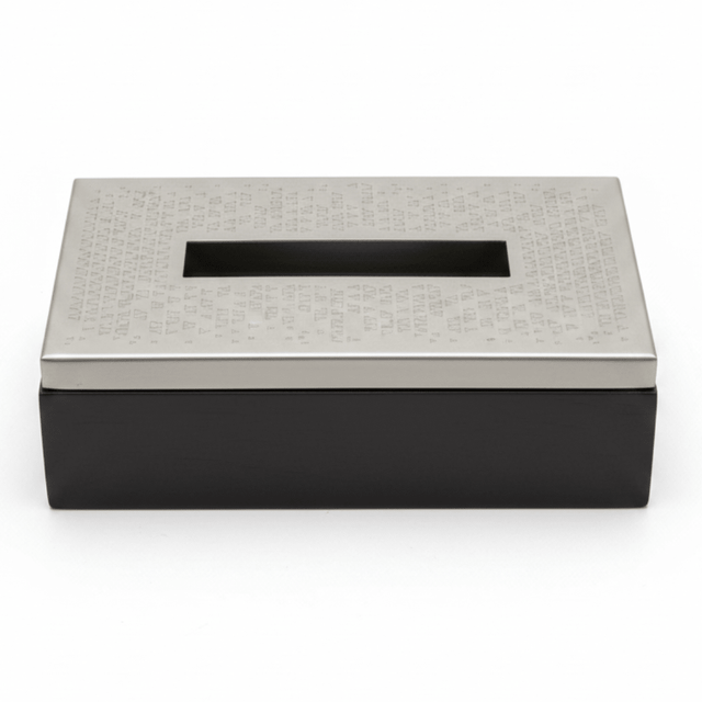 Luhpar Brushed Silver Stainless Steel Rectangular Tissue Box with Wooden Base - 23×13×7 cm - Al Kabayel Discount CentreLuhpar Brushed Silver Stainless Steel Rectangular Tissue Box with Wooden Base - 23×13×7 cmNapkin Holders & Tissue BoxLUHPARAl Kabayel Discount Centre