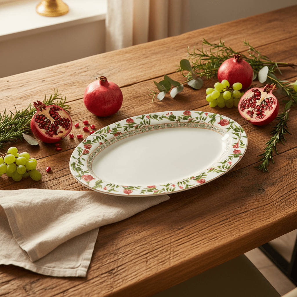 Luhpar Ceramic Oval Serving Plate - 12 Inch - Al Kabayel Discount CentreLuhpar Ceramic Oval Serving Plate - 12 InchPlatesLUHPARAl Kabayel Discount Centre