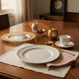 Luhpar Classic White Round Ceramic Salad Plate, 8 Inch – Multipurpose Side Plate for Snacks, Desserts & Appetizers - Al Kabayel Discount CentreLuhpar Classic White Round Ceramic Salad Plate, 8 Inch – Multipurpose Side Plate for Snacks, Desserts & AppetizersLUHPARAl Kabayel Discount Centre