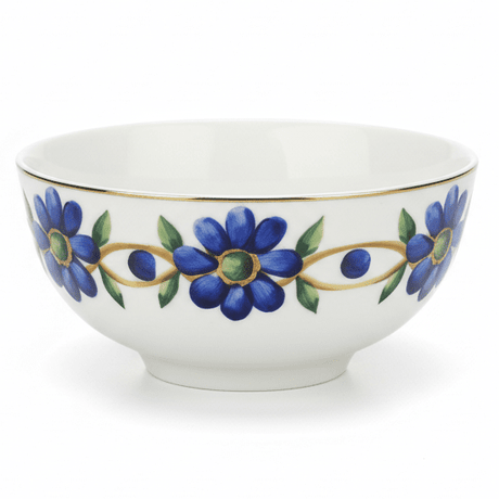 Luhpar Compact White Ceramic Dessert Bowl with Blue Floral Pattern – 4.5 Inch Serving Bowl - Al Kabayel Discount CentreLuhpar Compact White Ceramic Dessert Bowl with Blue Floral Pattern – 4.5 Inch Serving BowlBowlsLUHPARAl Kabayel Discount Centre