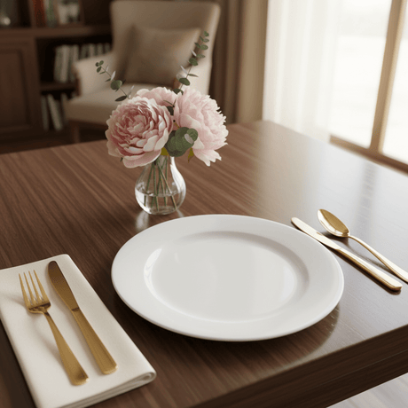 Luhpar Compact White Round Porcelain Side Plate 5 Inch – Small Dessert, Snack & Bread Plate - Al Kabayel Discount CentreLuhpar Compact White Round Porcelain Side Plate 5 Inch – Small Dessert, Snack & Bread PlatePlatesPORCELETTAAl Kabayel Discount Centre