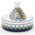 Luhpar Decorative Ceramic Sugar Pot with Peacock Artwork and Lid for Stylish Food Presentation – 15×15 cm - Al Kabayel Discount CentreLuhpar Decorative Ceramic Sugar Pot with Peacock Artwork and Lid for Stylish Food Presentation – 15×15 cmJars & Food SaversLUHPARAl Kabayel Discount Centre