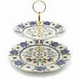 Luhpar Elegant Two - Tier White Ceramic Cake Stand with Blue Floral Pattern – 8 + 11 Inch Display Stand - Al Kabayel Discount CentreLuhpar Elegant Two - Tier White Ceramic Cake Stand with Blue Floral Pattern – 8 + 11 Inch Display StandServing TraysLUHPARAl Kabayel Discount Centre