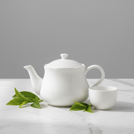 Luhpar Elegant White Ceramic Teapot – 600ml - Al Kabayel Discount CentreLuhpar Elegant White Ceramic Teapot – 600mlTea/Coffee PotsLUHPARAl Kabayel Discount Centre
