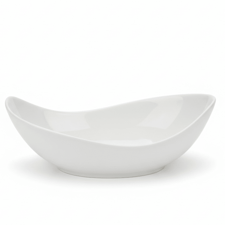 Luhpar Elegant White Porcelain Leaf - Shaped Serving Bowl – Decorative Ceramic Bowl for Snacks, Salads, Desserts & Appetizers – 9.25 Inch - Al Kabayel Discount CentreLuhpar Elegant White Porcelain Leaf - Shaped Serving Bowl – Decorative Ceramic Bowl for Snacks, Salads, Desserts & Appetizers – 9.25 InchServing TraysLUHPARAl Kabayel Discount Centre
