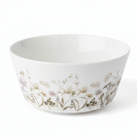 Luhpar Floral Ceramic Serving Bowl – 14.5 cm, White Tableware Bowl - Al Kabayel Discount CentreLuhpar Floral Ceramic Serving Bowl – 14.5 cm, White Tableware BowlBowlsLUHPARAl Kabayel Discount Centre